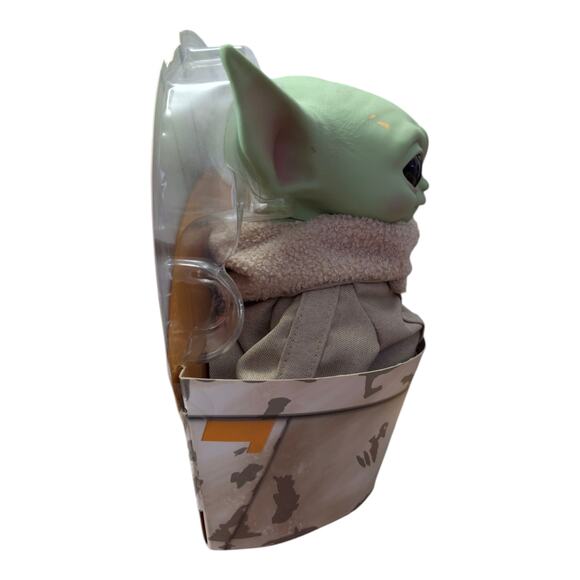 Star Wars Plush Toys, Grogu Soft Doll From The Mandalorian, 11-in Figure - Picture 4 of 6